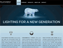 Tablet Screenshot of polarenergysolutions.com